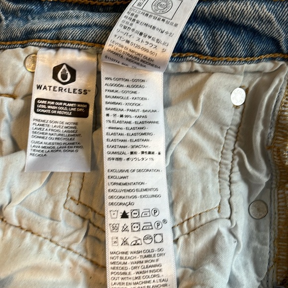 Levi’s mid thigh 501 shorts size 32 - Picture 4 of 5